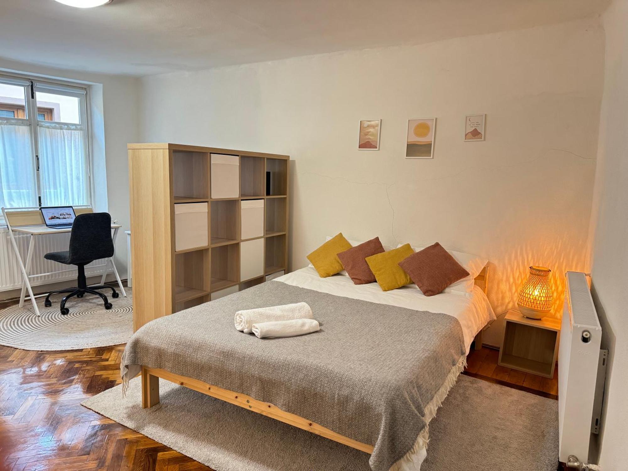 Charming Studio Ideal For Getaways Or Workations In Sibiu'S Medieval City Center Bagian luar foto